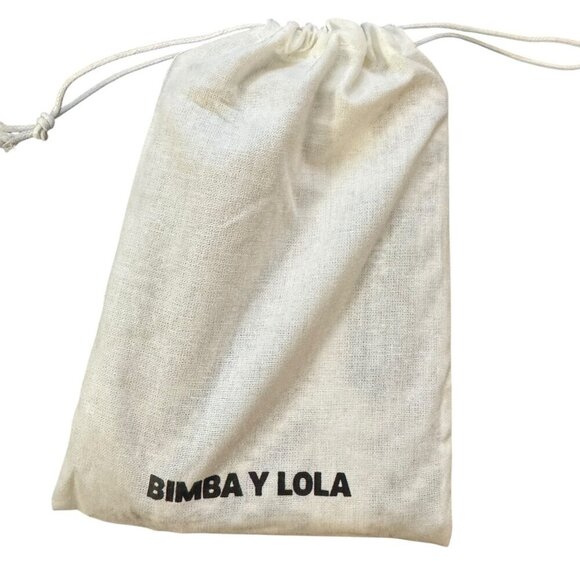 BIMBA Y LOLA woven mini wallet card purse New with tags dust bag - Picture 4 of 6